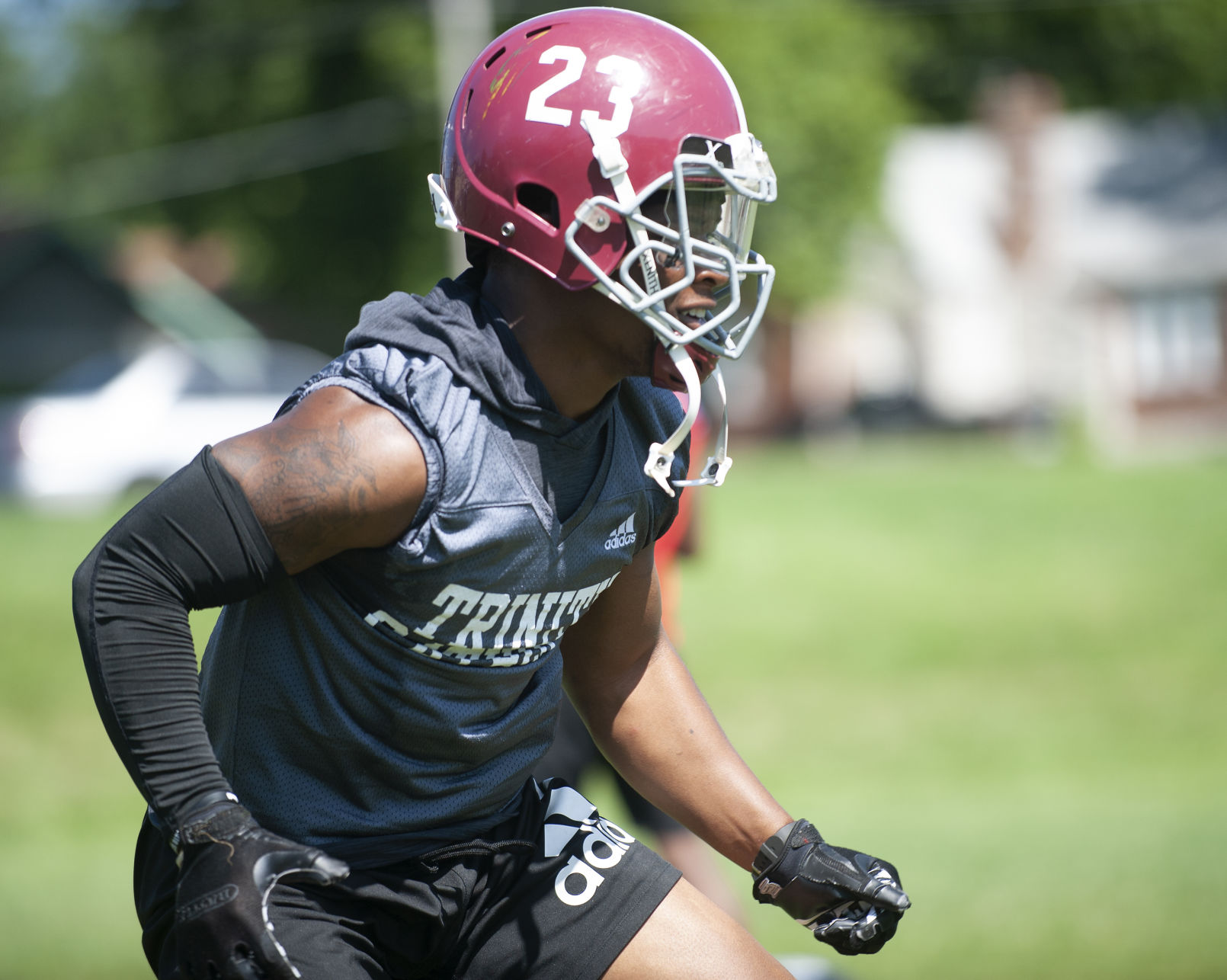 Trinity football practice